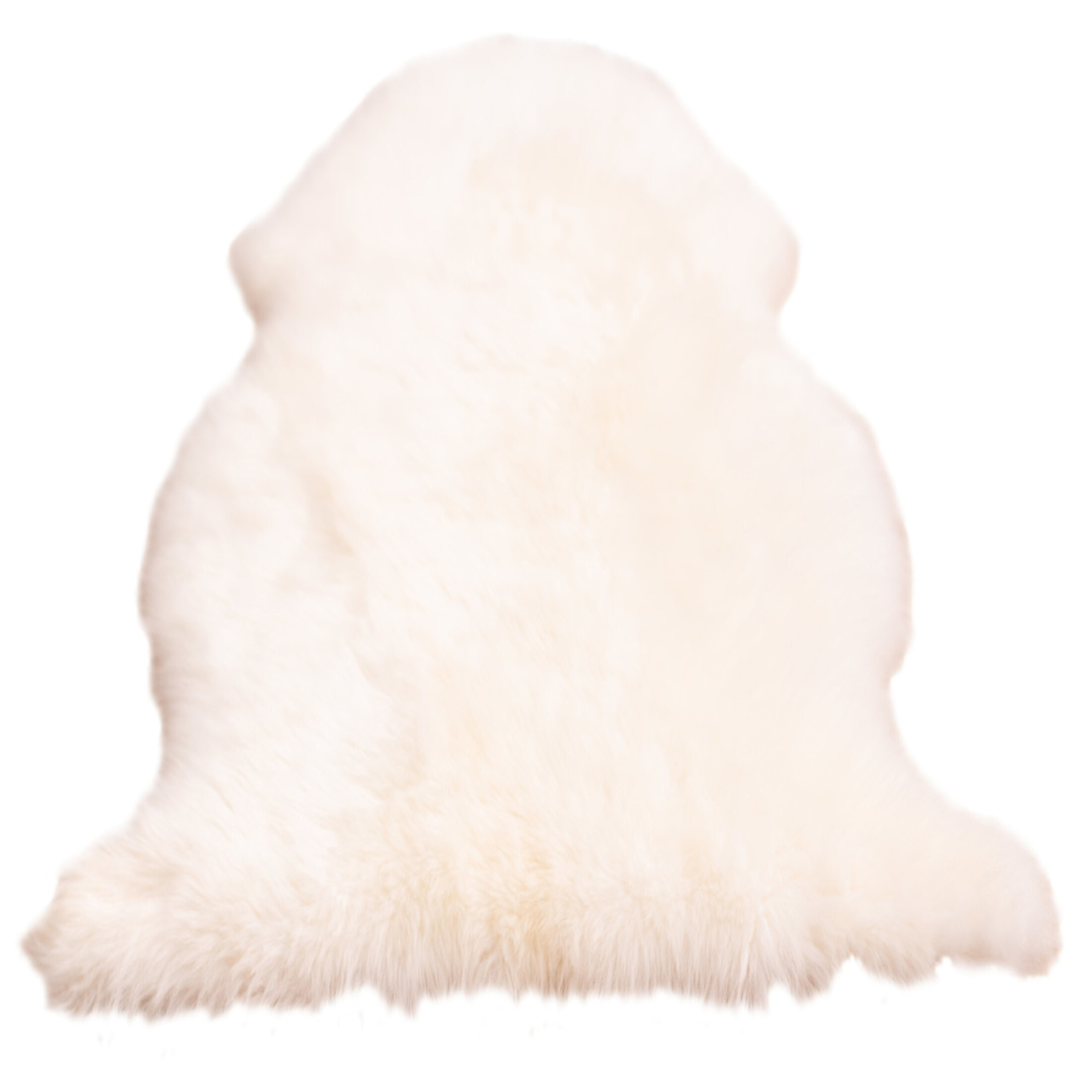 Lammfell 60 x 90 cm ivory