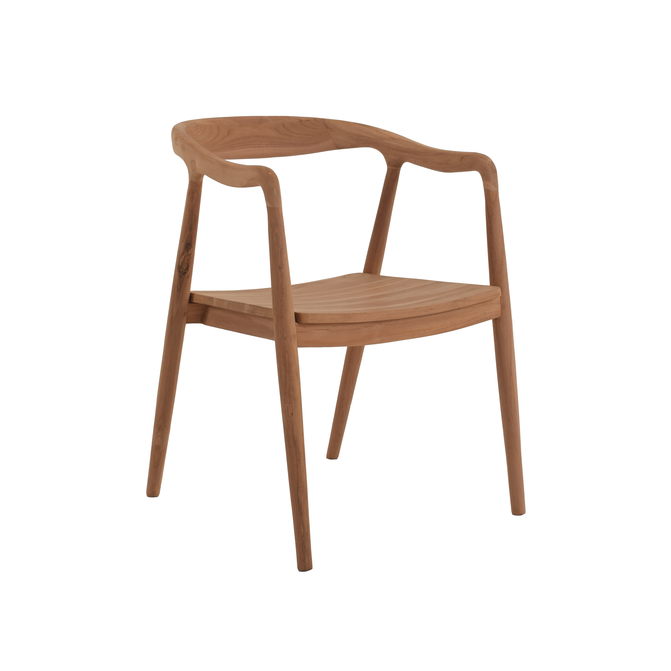 OZZIE DINING ARM CHAIR SOLID