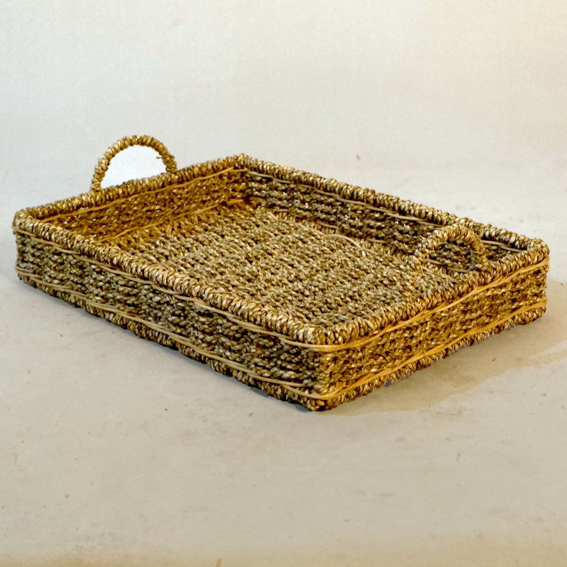 Körbe vier eckig Seegras